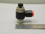 2 Smc As2201f-02-07 Elbow Type Pneumatic Speed Controller 1/4" Npt To Tube. Fixed Price $12.99.