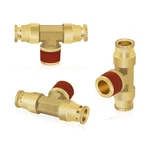 Siptenk 3/8 Dot Air Fittings 3pcs, 3/8" Od Tube X Npt Thread Tee Union. Fixed Price $52.64.