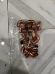 Bluefin Cpse050 1/2 Press Copper 90 Street Elbow 25 Pack. Fixed Price $27.50.