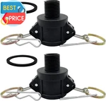 2pcs Camlock Fittings Poly Plastic Npt B-200 2" Type B Standard Couplings Cam Lo. Fixed Price $26.45.