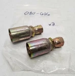 Eaton 08u-606 Hydraulic Hose Fitting 1/2" X 3/8" Female Jic - Qty 2pcs. Fixed Price $21.33.