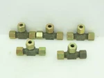 Voss Steel Flareless Metric Union Tee Compression Fitting 8mm Tube Lot Of 5. Fixed Price $34.99.