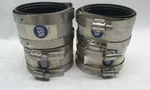 Nsf Cispi310 3" No-hub Stainless Steal & Rubber Coupling (lot Of 4). Fixed Price $35.00.