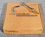 Kingston Brass Kb1971px Heritage Widespread Lavatory Faucet With Porcelain Cross. Fixed Price $79.97.