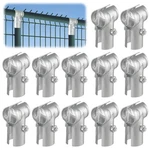 12 Pcs 1-3/8" T Pipe Clamps For Chain Link Fence, Galvanized Steel End Rail P.... Fixed Price $39.31.