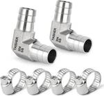 2pcs 304 Stainless Steel 90 Degree Elbow Hose Barb Fittings 5/8" X Bar. Fixed Price $24.93.