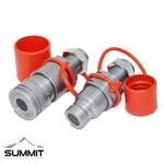 5/8 Orfs Flat Face Hydraulic Quick Connect Coupler, Bulkhead Skid Steer Mount. Fixed Price $79.95.