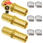 Joywayus 5/8" Hose Barb Hex Union Brass Fitting Water/fuel/air 5/8",. Fixed Price $18.98.