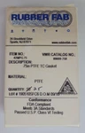Rubber Fab Technologies 42mpg.75 .75in Ptfe Tc Gasket Box Of 25. Fixed Price $19.99.