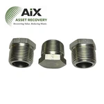 Lot Of 3 Parker 1 Hp-s Hex Head Pipe Plug 1-11 1/2 Nptf Steel 4500 Psi. Fixed Price $24.99.