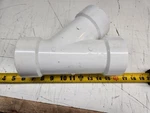 Nibco K090550 4810 3" Hub X White Pvc Wye Made In The Usa New. Fixed Price $14.09.