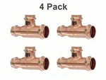 Viega Propress 1" X 3/4" Reducing Tee Copper Fitting 15518 New Lot Of 4. Fixed Price $39.95.