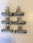 Parker 1/4" Tube X 1/4 Npt Swivel Branch Tee 6 Pack W172plp-4-4. Fixed Price $20.95.