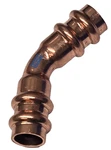 Mueller Rp03030, 3/4" O.d. Copper Press 45 Deg. Elbow (acr) Fitting. Fixed Price $16.99.