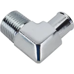 Speedway 58666380 Chrome 90 Degree Header Hose Fitting, 5/8" Hose, 1/2" Npt. Fixed Price $20.99.