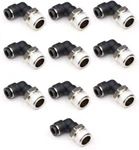 Push To Connect Air Fittings 1/4 Inch Od Tubing X 1/8" Npt Elbow Line Quick. Fixed Price $17.58.