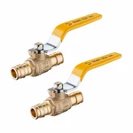 Efield 2 Pcs Pex-a Pipe Expansion F1960 1/2 Inch Full Port Brass Ball Valve. Fixed Price $16.82.
