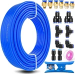 Mxuteuk 6mm Air Line Tubing Kit,6mm Hose Kit,6 Mm X 32.8 Feet(10 Meter) Pu T. Fixed Price $19.95.
