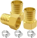 3pcs Brass Hose Barb Fittings 3/4" Npt Female 3/4npt(1"id) - 3/4"barb,. Fixed Price $18.99.