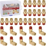 3/8 Quick Push To Connect Fittings Brass Male Straight And Elbow Combination Do. Fixed Price $82.92.