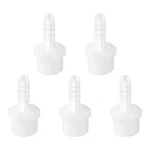 Plastic Hose Barb Fitting, 5/16" To 1/2" Male Thread White Adapter Union Fi. Fixed Price $16.93.