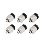 Straight Pneumatic Quick Connect Pressure Fittings M5 X 6mm Pipe 6pcs. Fixed Price $10.22.