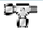 1/4" Tube X Mnpt Male Run Tee 316ss Dk-lok Dtrmz 4-4n-s. Fixed Price $9.60.