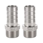 Snutuya 304 Stainless Steel Hose 1 "hose Barb X 1" Npt Male,. Fixed Price $17.30.