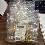 312751511 Everbilt Brass Compression Union, 3/8", Lead-free, 10 Pack. Fixed Price $20.00.