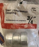 Sigma Electric 49061, For Threadless Rigid Or Imc, Compression Coupling 3/4". Fixed Price $8.60.