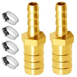 Joytube Brass Hose Barb Reducer 1/2" To 3/8" Id 1/2"-3/8",. Fixed Price $14.18.