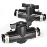 Tailonz Pneumatic 6mm Od Ball Valve Air Flow Control Od/3pcs, Black. Fixed Price $20.30.