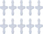 10 Pack 1/4 Inch Plastic Check Valve, One Way Barb Hose Inline Non. Fixed Price $13.35.