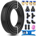 Mxuteuk 5/16" Air Line Tubing Kit,5/16 Inch(8mm) Od X 32.8 Feet(10 Meter) Pol.... Fixed Price $27.79.