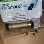Sharkbite Push To Connect Slip Coupling Fitting Brass 1-1/4" X Uxl0635. Fixed Price $20.00.