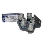 1/2 Flat Face Hydraulic Quick Connect Coupler Set +drain Line + Bracket Tl23db-4. Fixed Price $167.95.