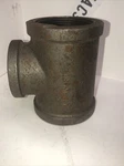 Usa Ward- 2 1/2" X 2" Black Malleable Tee - 2.5"x2.5"x2". Fixed Price $74.99.
