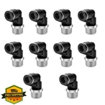 Cnaodun Pneumatic Fittings 5/16" Tube X 3/8" Npt Male Elbow 10 Pcs. Fixed Price $27.99.
