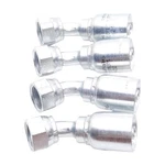Lot Of 4 Danfoss 4ta6fra6 Crimp Fitting 45 , 1 1/16in Female Ors Swivel -06 Hose. Fixed Price $40.00.