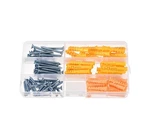 Uxcell Plastic Expansion Tube W/screws Asst Kit For Drywall Yellow 100pcs. Fixed Price $19.95.