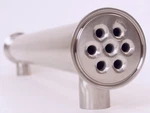 Condenser Tri Clamp 2 Inch X 36 In & (7) 3/8 Tubes, (2) Fnpt 1/2 Ss304. Fixed Price $1437.03.