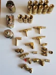 Mixed Lot Of 33 Brass Pieces- Milton, Dixon - Valve Coupling, Various. Fixed Price $125.00.