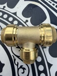 Set Of (2) Ailun Brass Push-to-connect Tee Fitting 3/4" X 1/2" Female. Fixed Price $18.99.