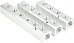 6 Way Pneumatic Manifold Air Distribution Block, G1/2 8 Port, Silver. Fixed Price $29.48.