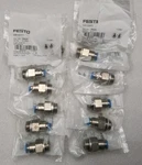 Festo Push-in Fitting, Self-sealing Qsk-g3/8-8 Set Of 12. Fixed Price $70.00.