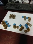 Lot Of 12 Parker Cpi Connectors (6) 6-6-cbz-b, (3) 4-6-cbz-b & 6-6-hbz-b New. Fixed Price $100.00.
