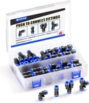 Tailonz Pneumatic 6mm Od Push To Connect Fittings Kit 10. Fixed Price $22.17.