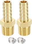Metallixity 5pcs Brass Hose Barb 3/8 To 1/4 Npt Male Fitting,. Fixed Price $11.94.