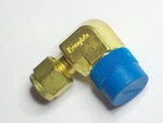 1 - Swagelok Brass Elbow Fitting, 1/4" Od Tube X 3/8" Male Npt, B-400-2-6. Fixed Price $8.89.