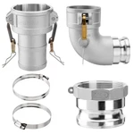Da3030 Type Da Cam And Groove 3" A+type Da3030+type C, Silver. Fixed Price $65.76.